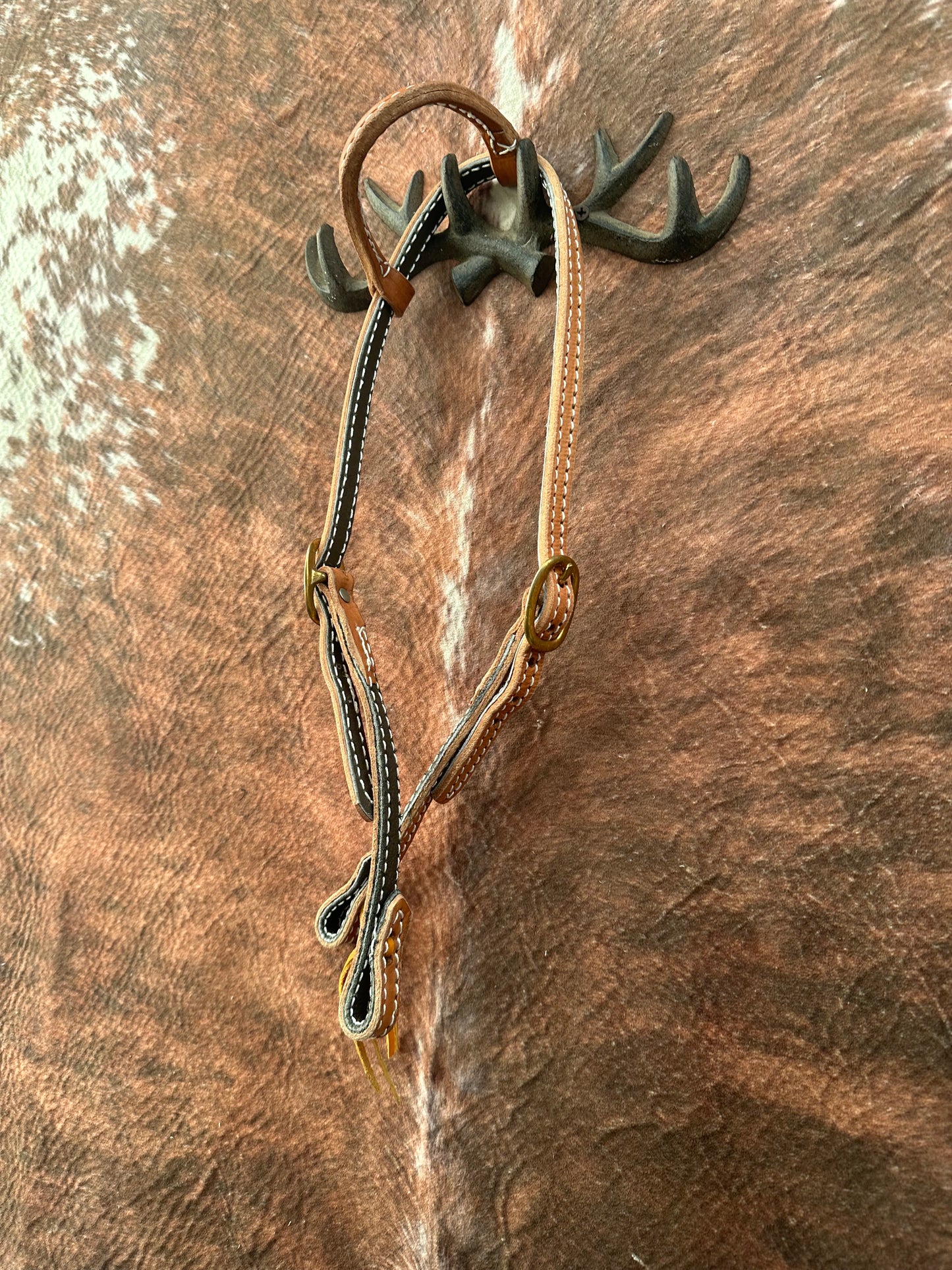 Double Stitched Single Ear Headstall