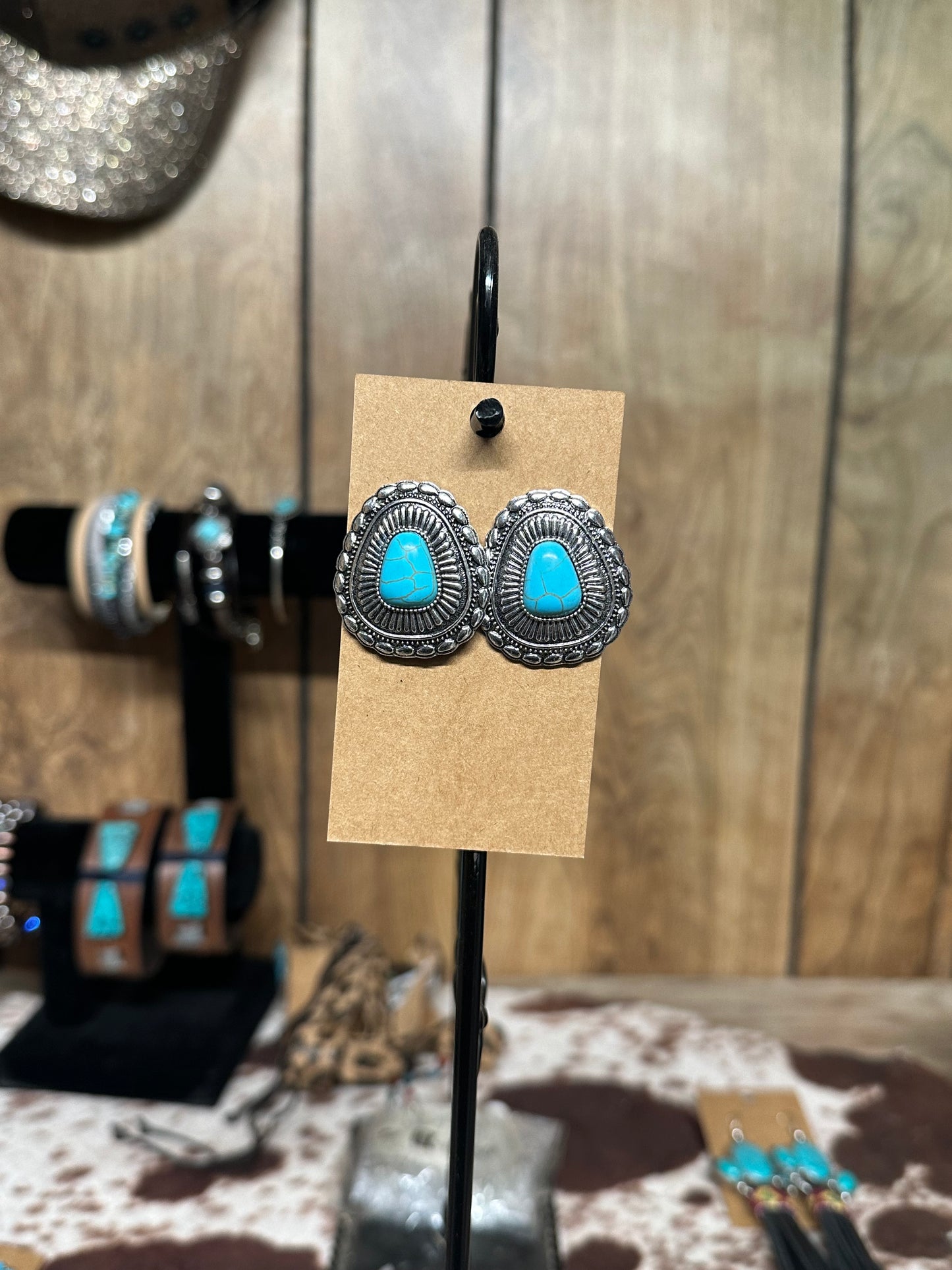 Teardrop Navajo Earrings