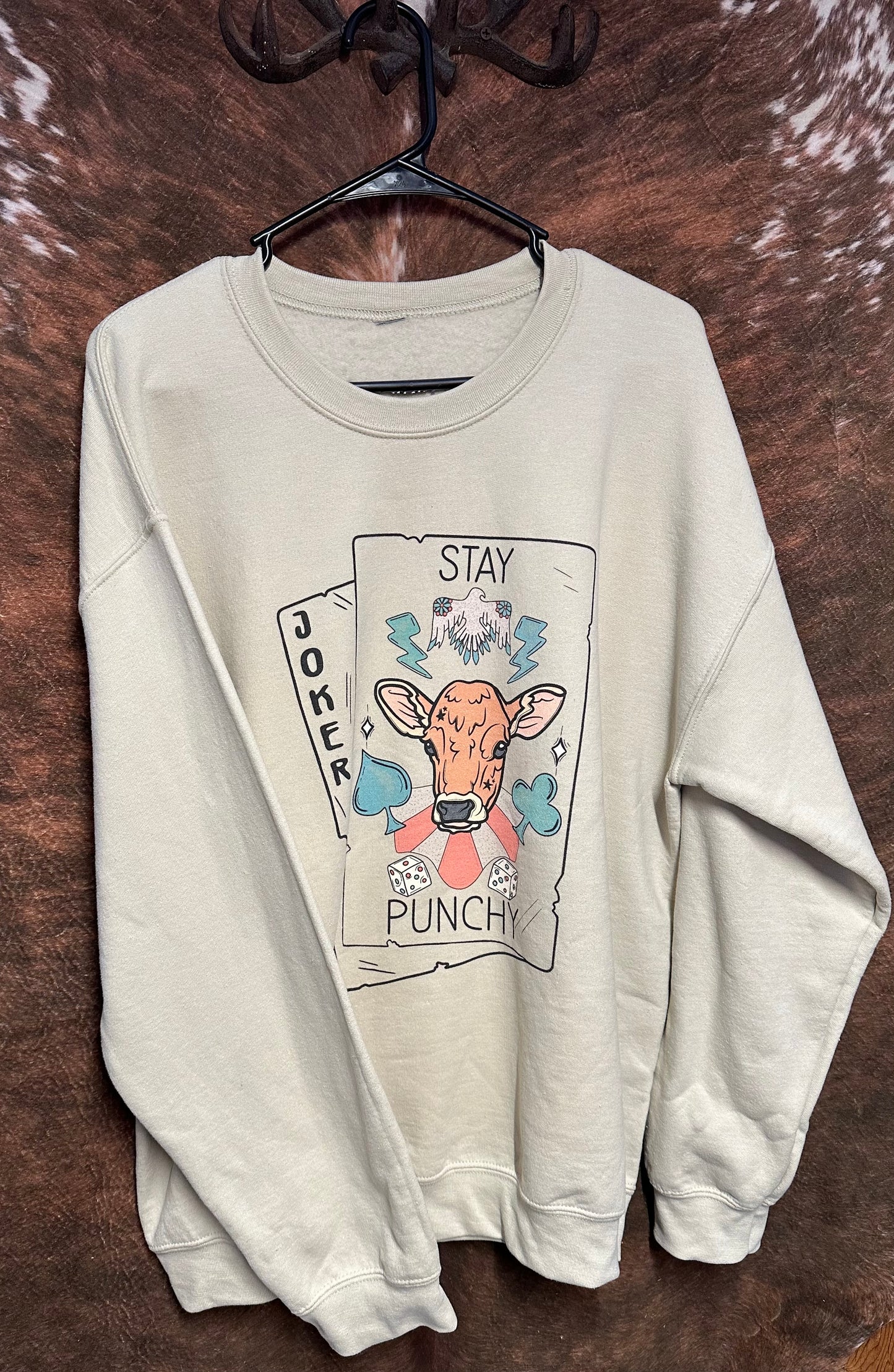 Stay Punchy Jersey Sweatshirt