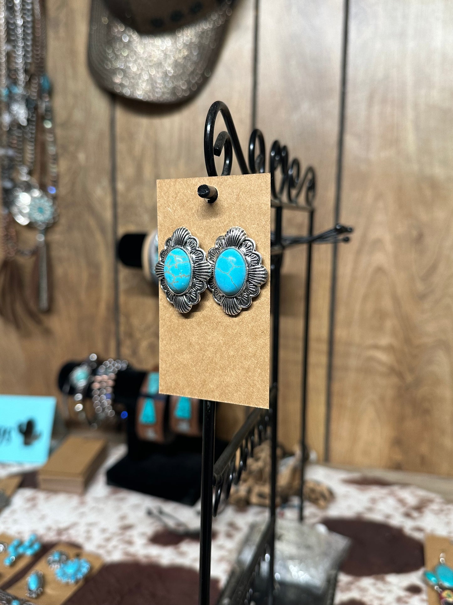 Navajo Stone Earrings