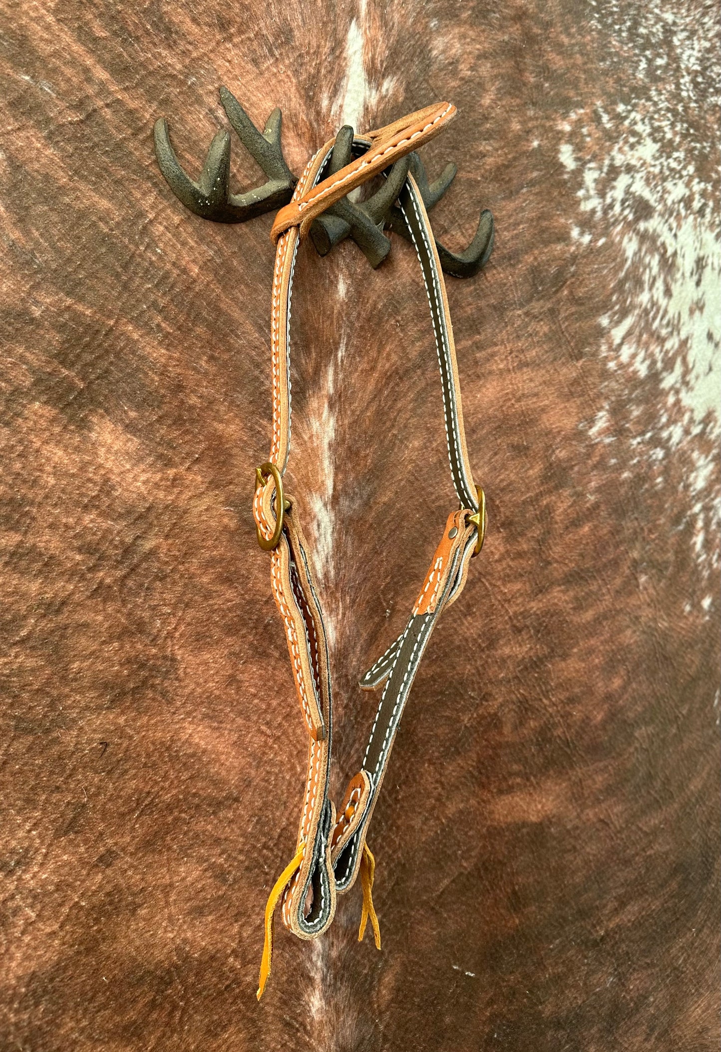 Double Stitched Single Ear Headstall