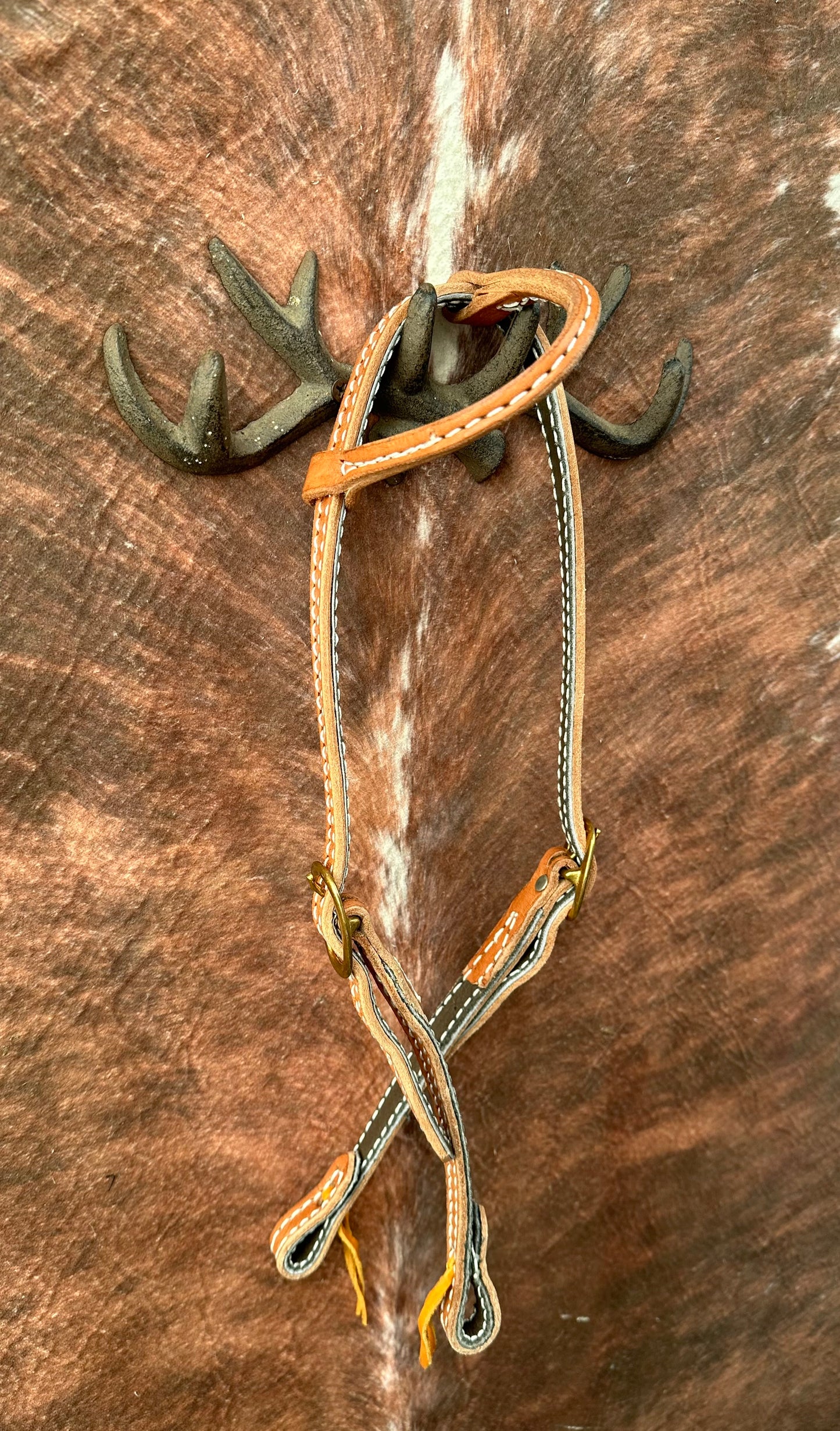 Double Stitched Single Ear Headstall