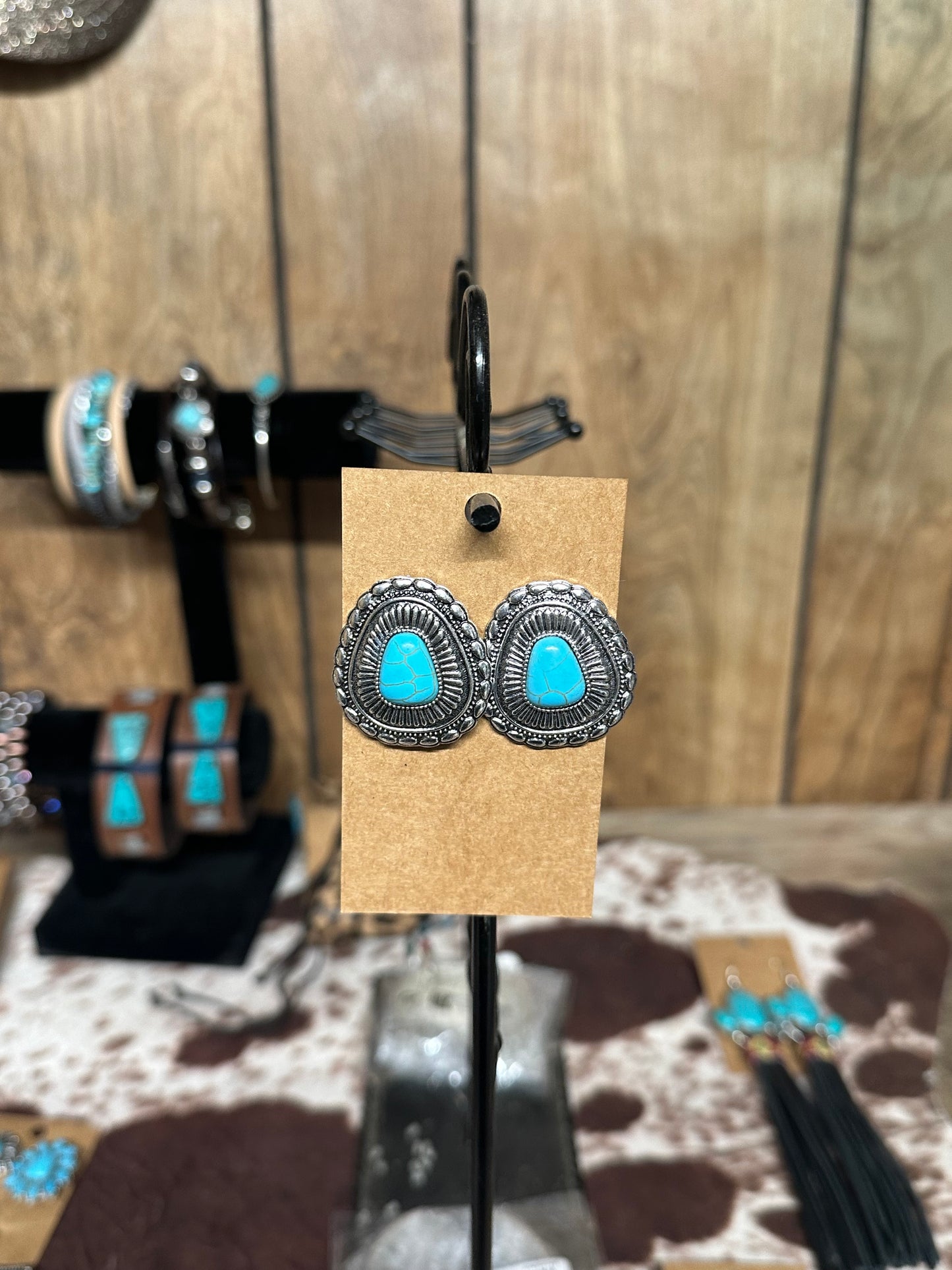 Teardrop Navajo Earrings