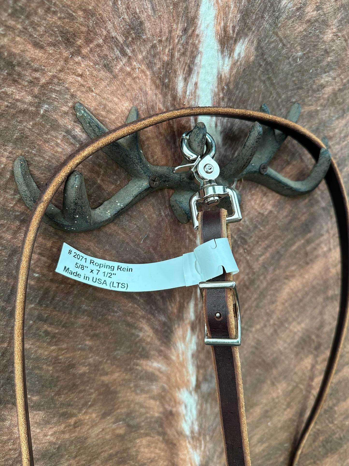 5/8” Harness Leather Roping Reins