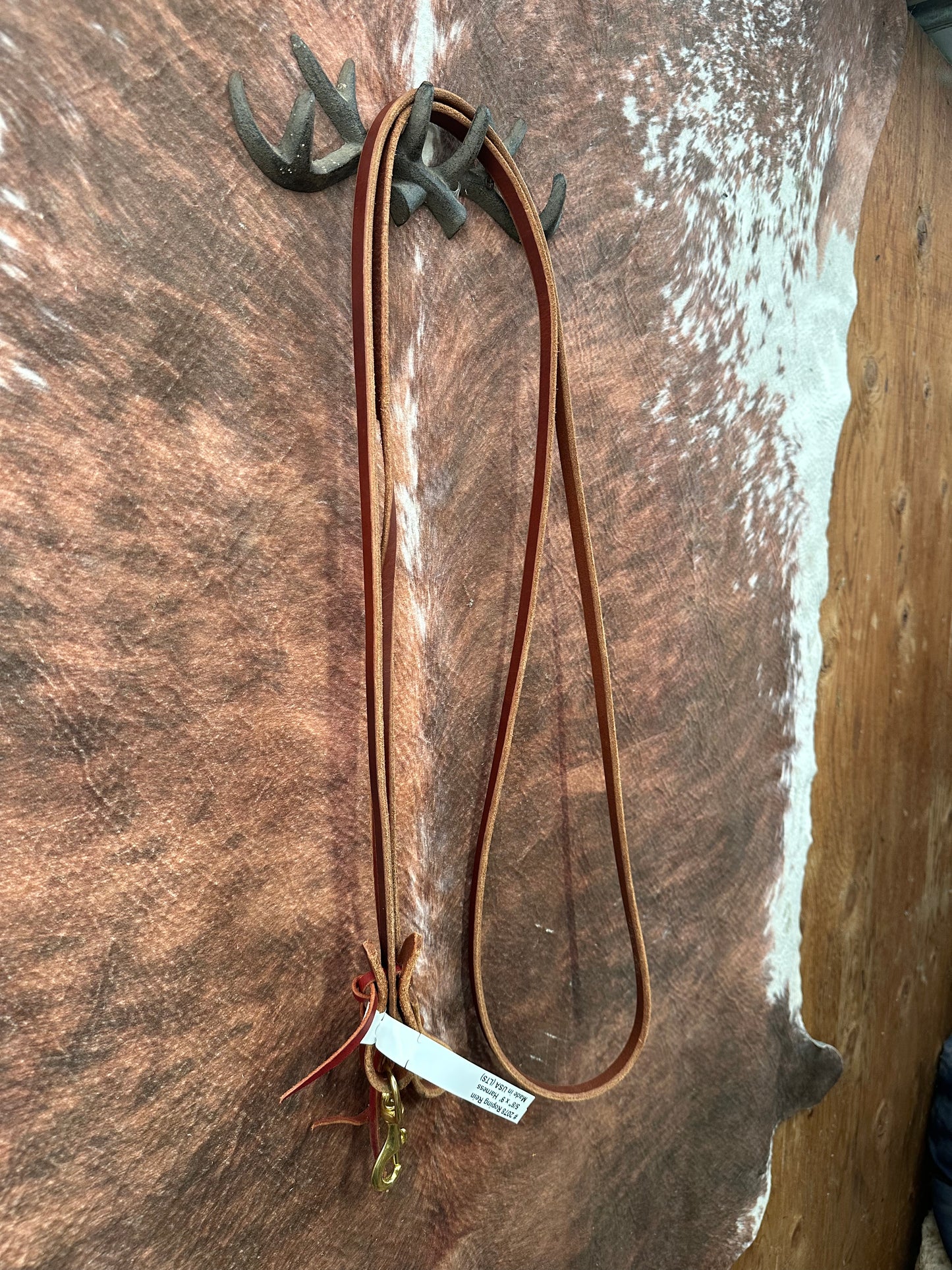 5/8” Harness Leather Roping Reins