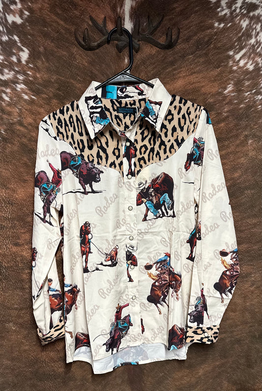 Rodeo Pearl Snap Long Sleeve Shirt