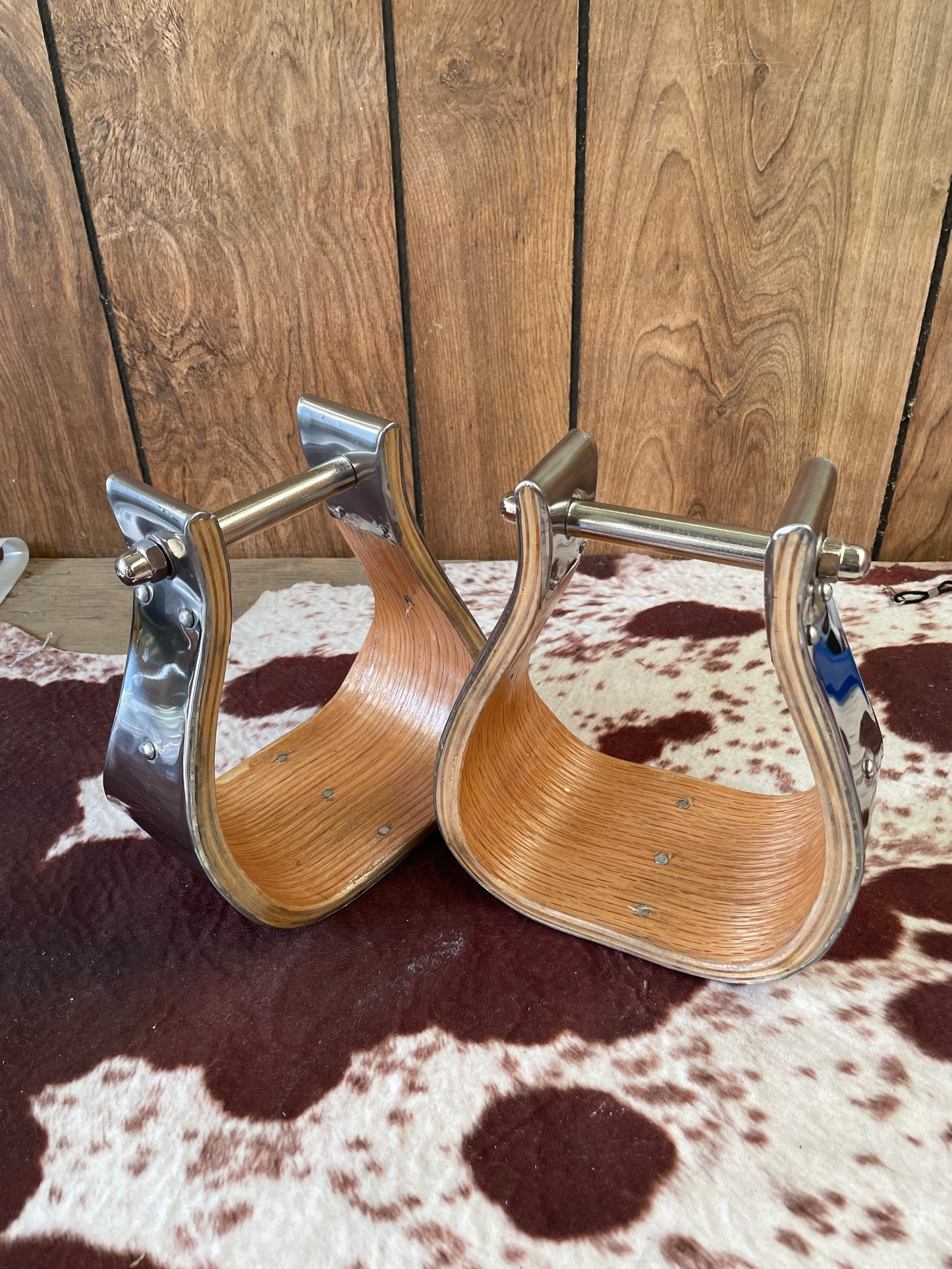 4” Stainless Wrapped Wood Stirrups