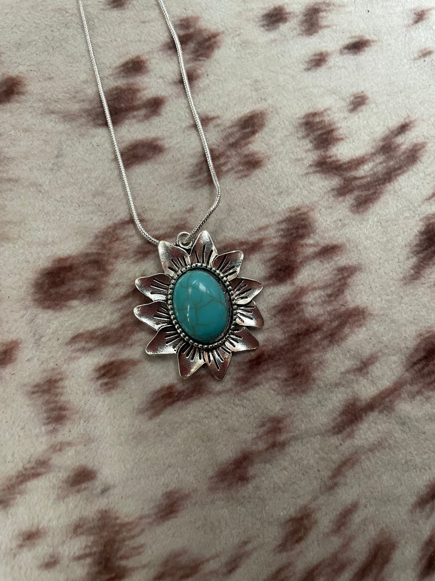 Turquoise Sunflower