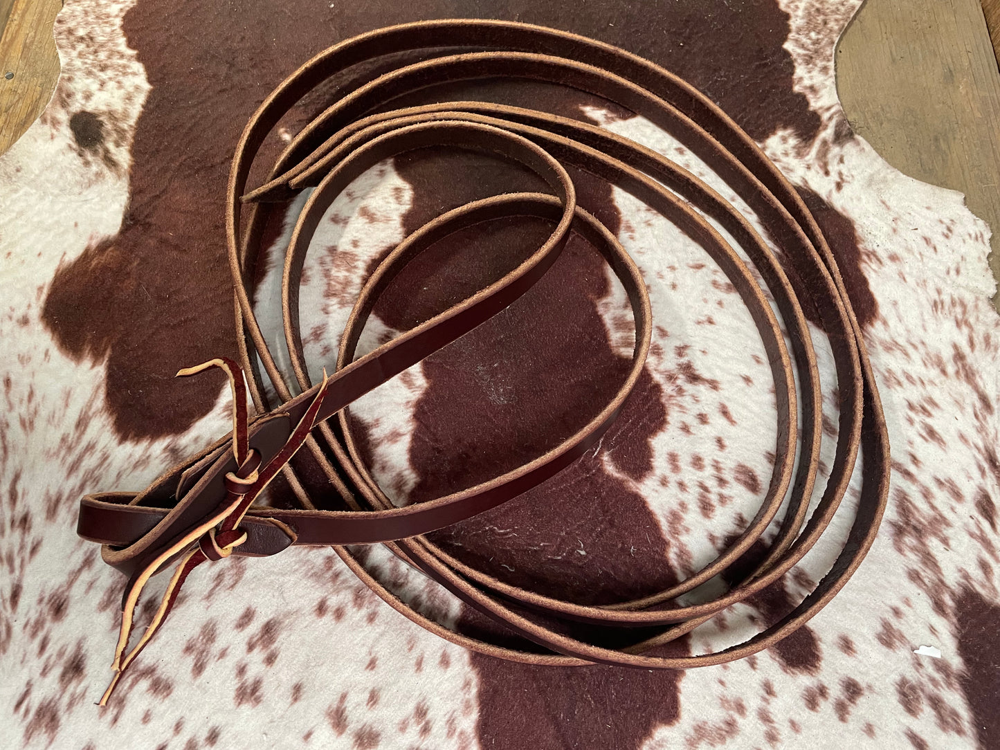 5/8" x 8' Leather Split Reins