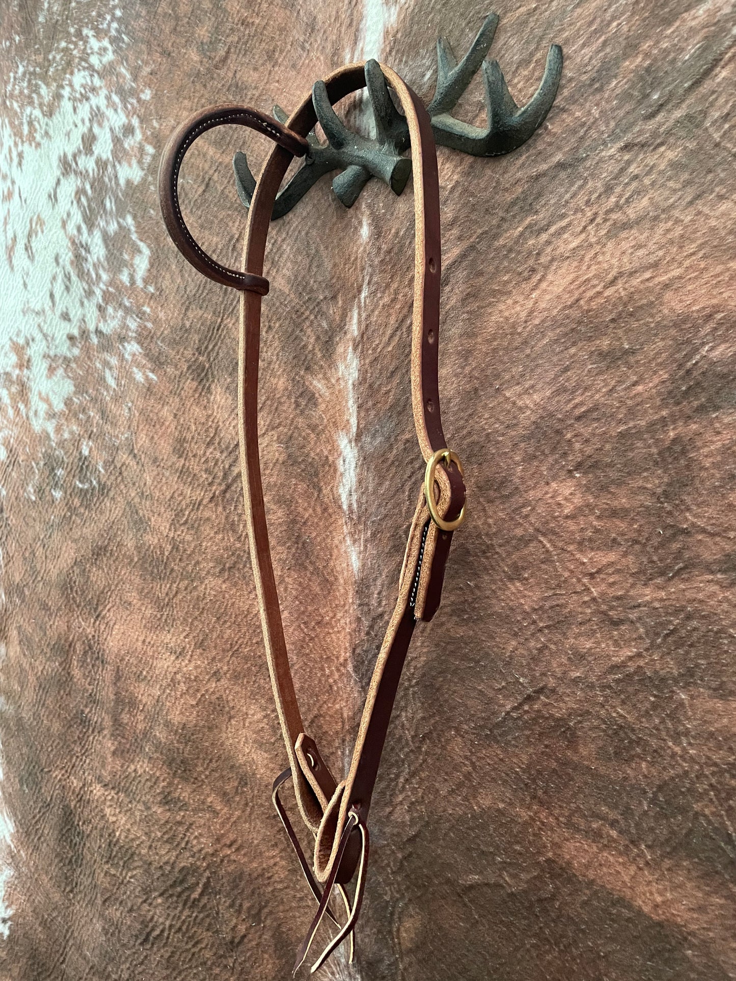 Dark Oil One Ear Headstall