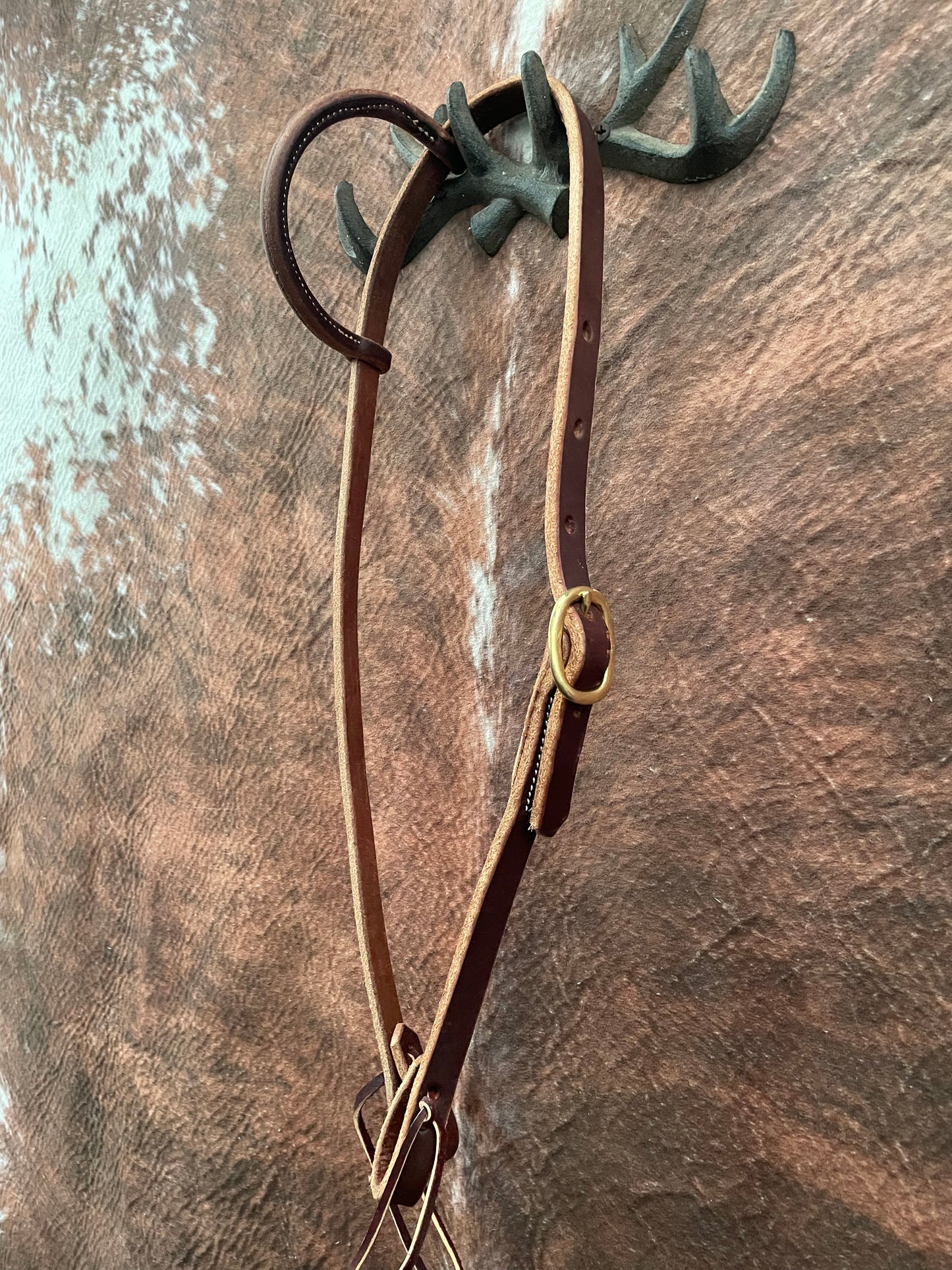 Dark Oil One Ear Headstall