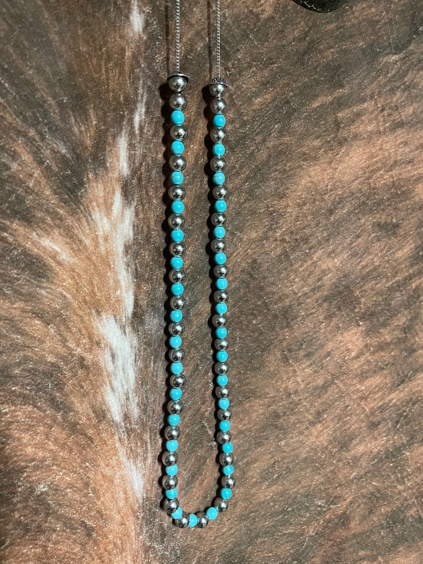 Turquoise Nights Beaded Necklace