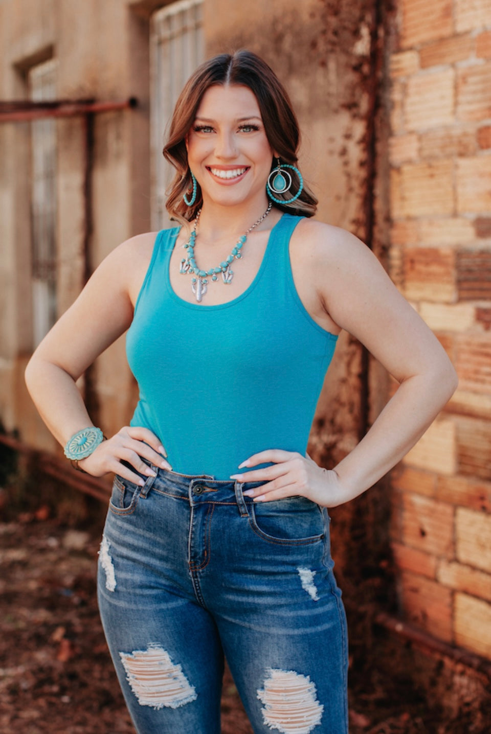 Jade Tank Top Bodysuit