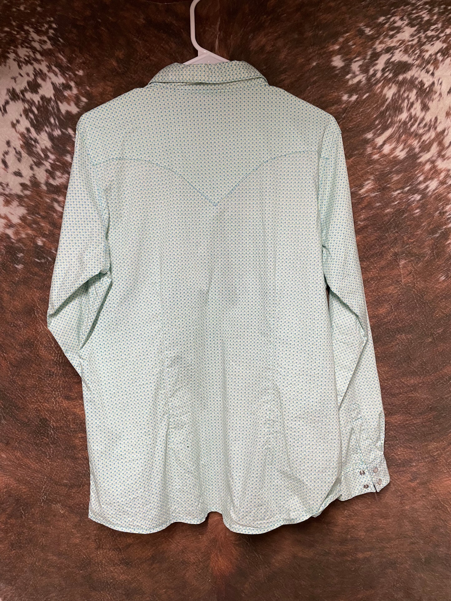 Womens Large Wrangler Pearl Snap