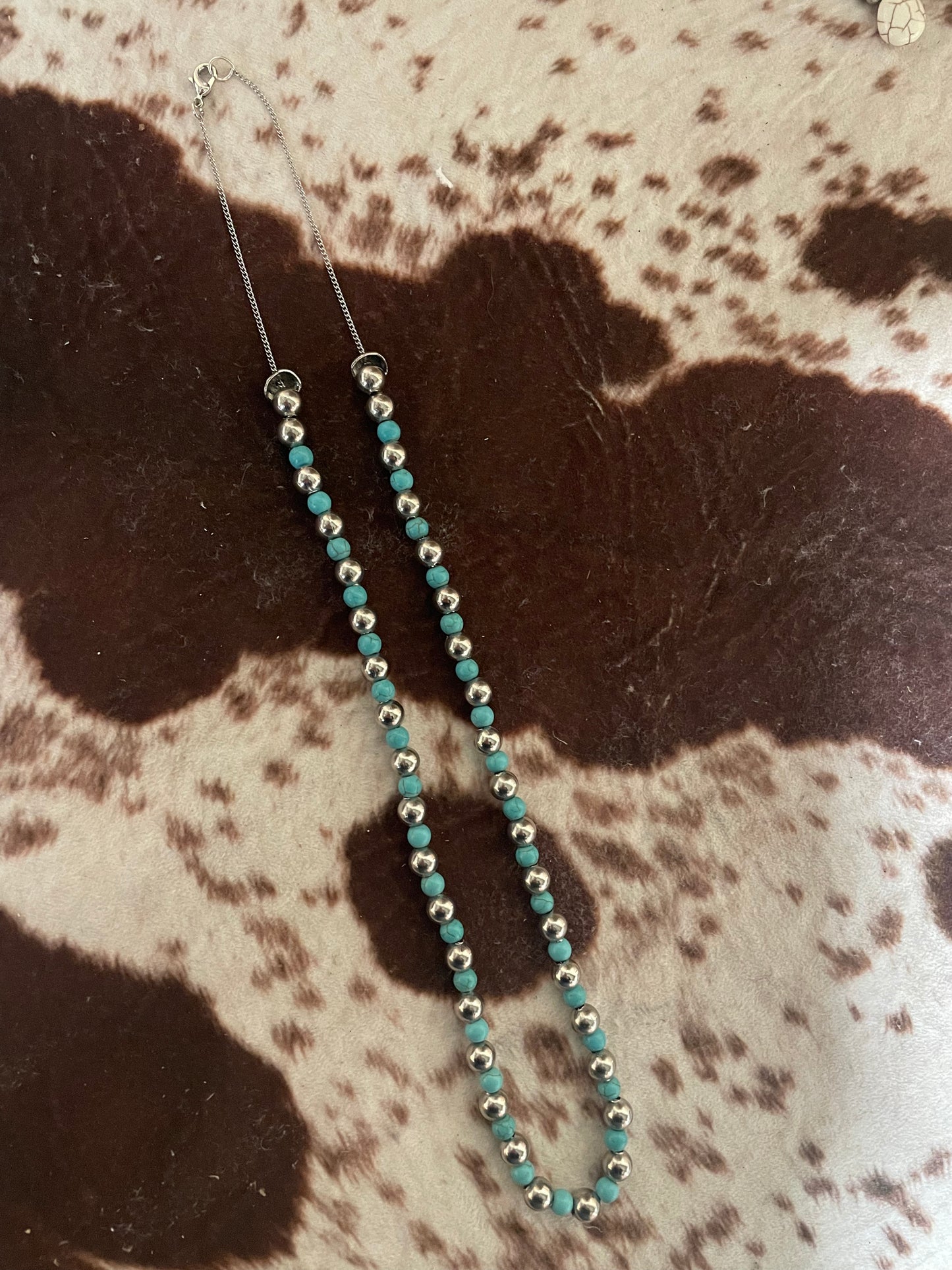 Turquoise Nights Beaded Necklace