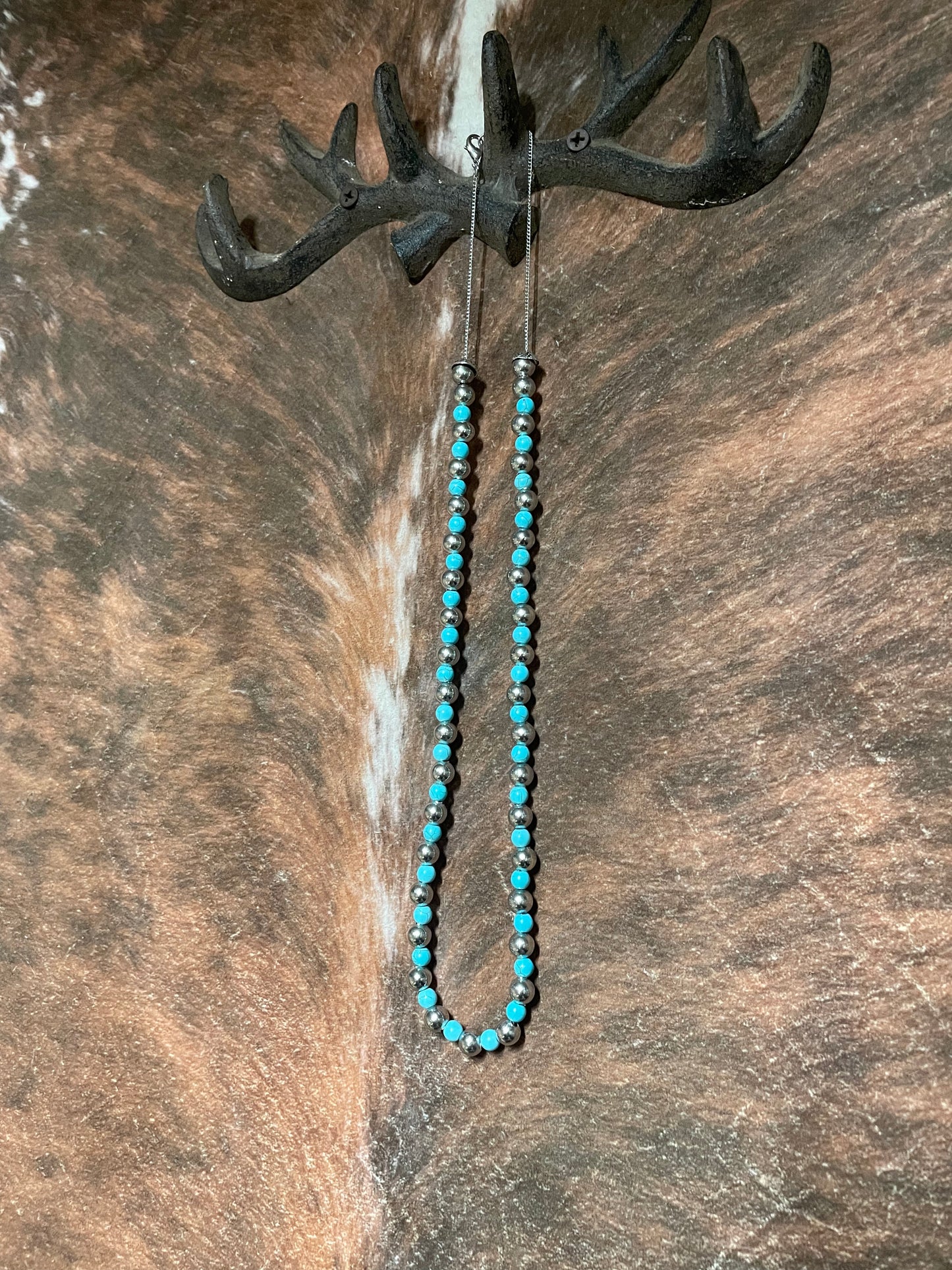 Turquoise Nights Beaded Necklace